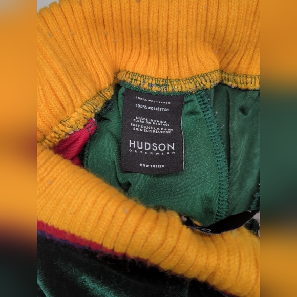 Hudson Outerwear Green Velvet Women's Track Pants Size Small 100% Polyester - Picture 4 of 13